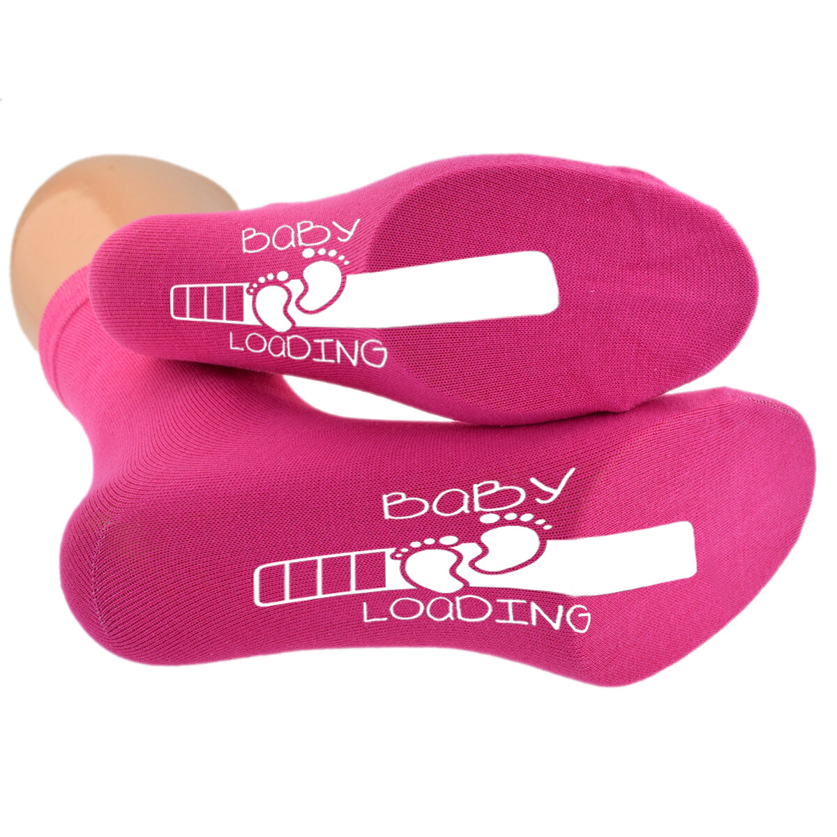 SAOLA Hot Pink Baby Loading Sole Print Mum To Be UK Adult Size 4 8 X6N1004