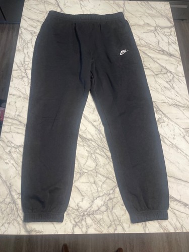 Nike Men's NSW Club Open Hem Pants BV2737-010 Black Size XX-Large Tall New w Tag
