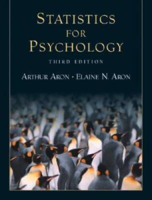 Statistics for Psychology (3rd Edition) - Hardcover By Aron, Arthur - ACCEPTABLE