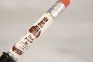 Vintage Paul Jones Whiskey Advertisement Bullet Pencil, Paul Jones Distillery