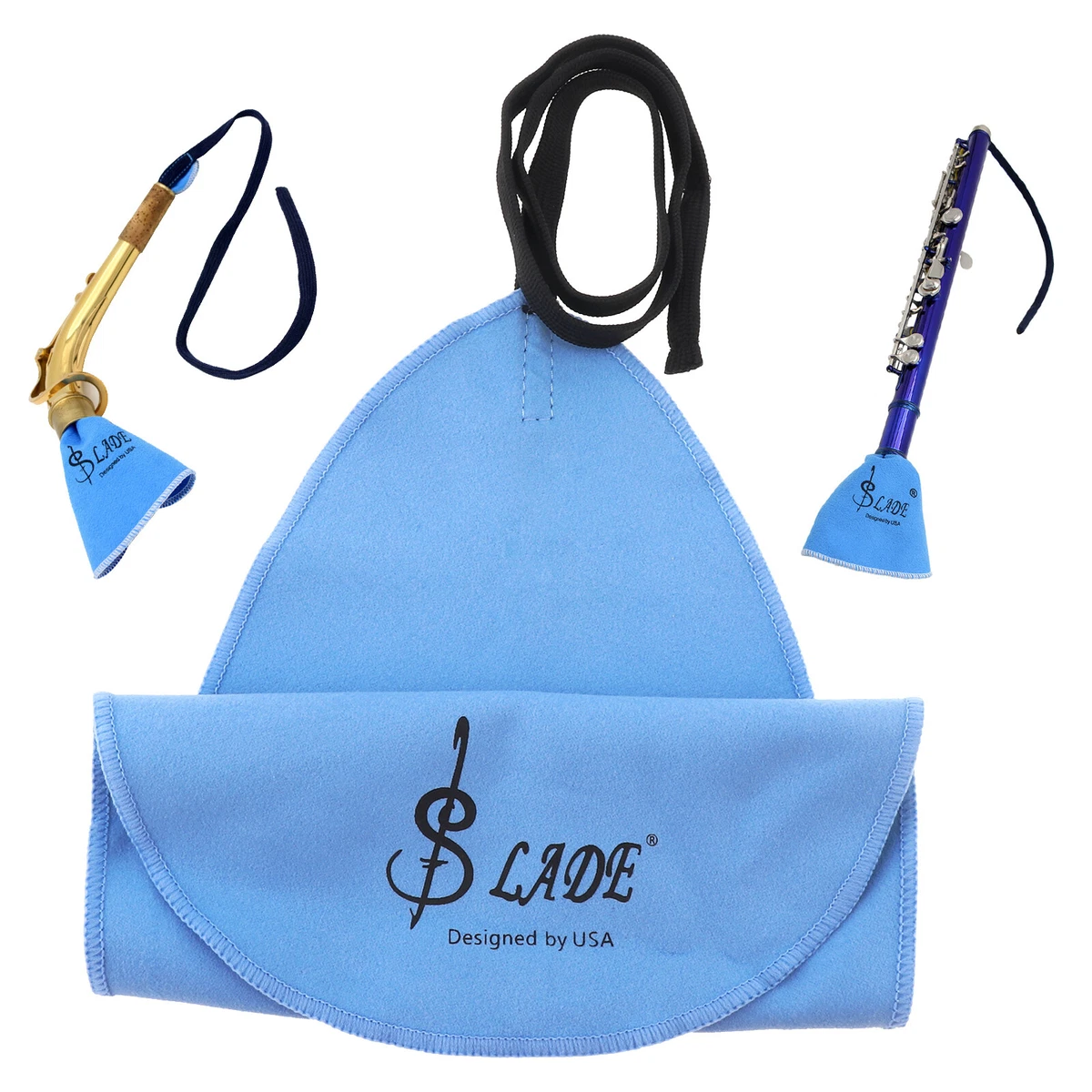 Spazzola Pulizia Flauto E Clarinetto, Morbida Con Anello Portachiavi, Assorbe Umidità E Rimuove Sporco, Accessorio Per Strumenti A Fiato