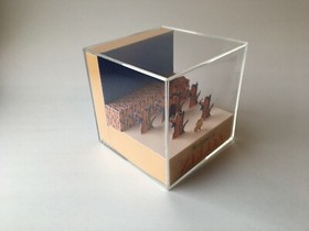 The Legend of Zelda Nintendo NES Classic First Dungeon Shadow Box Art 3.5"