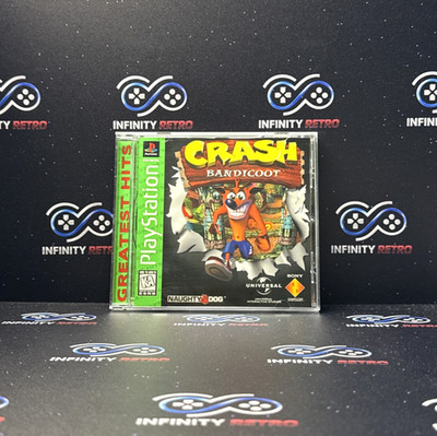 Crash Bandicoot Sony PlayStation 1 PS1 CIB Refurbished & Tested Free Shipping