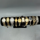 Seiko Watch Lot Women 10 Gold Silver Blue Quartz Mechanical Tank Date WL9 PARTS