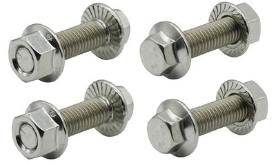 4 PCS Stainless Steel Flange Screws, Flange Bolts, Exhaust Manifold Hardware Kit