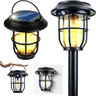 Solar Light Outdoor Pathway Yard Motion Sensor Lawn Patio Landscape Lamp 2 In 1