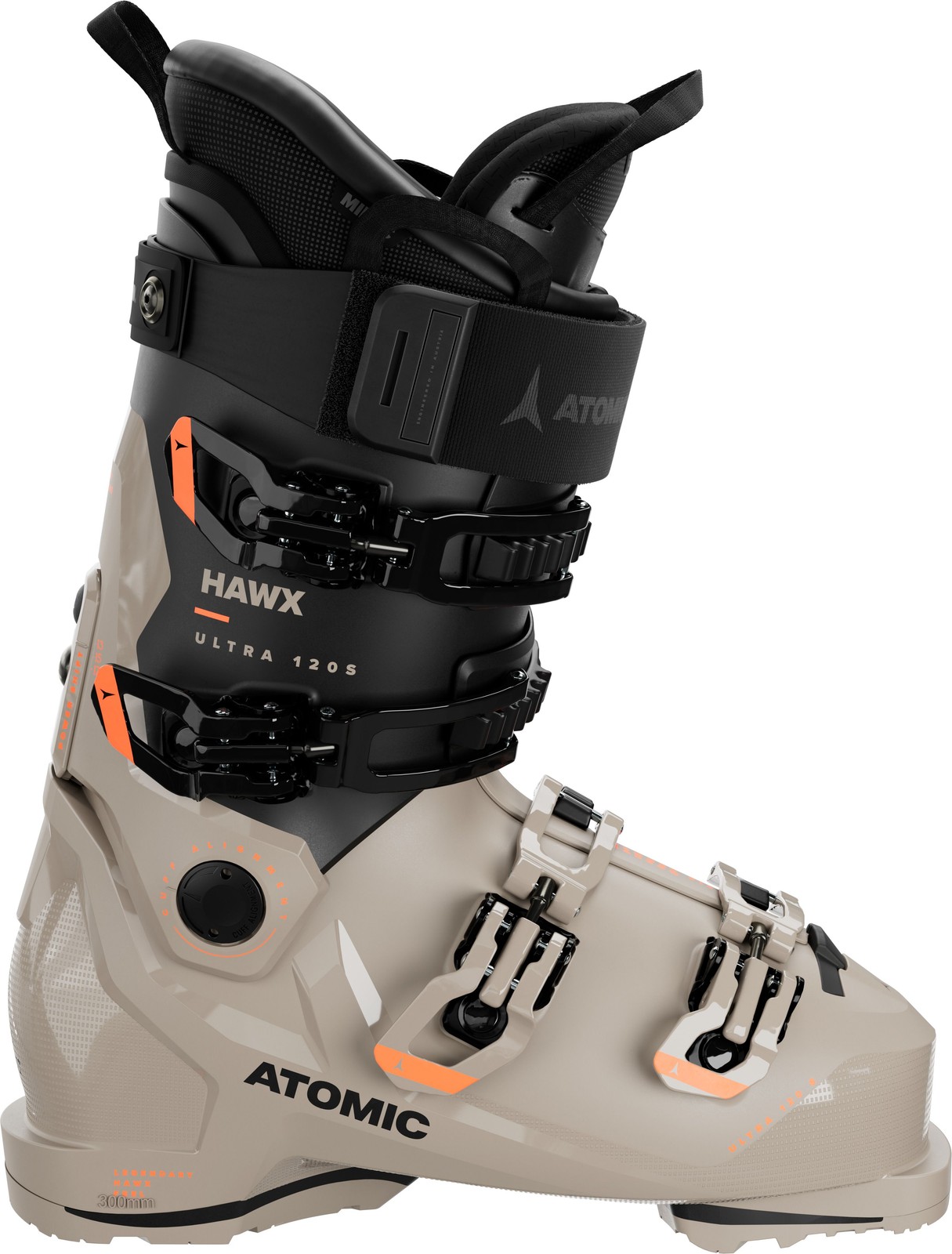 SALOMON Atomic Hawx Ultra 120 S GW Scarponi da Sci Alpino Uomo Cemento Nero Arancione M29 29.5