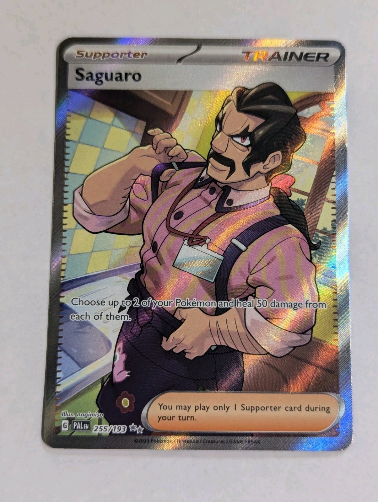 Saguaro 255/193 Sv02: Paldea Evolved Ultra Rare Holo Pokemon TCG NM