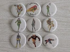 Vintage 1984 Marvel X-Men Mile High Comics Series A Button Pins - Rare!