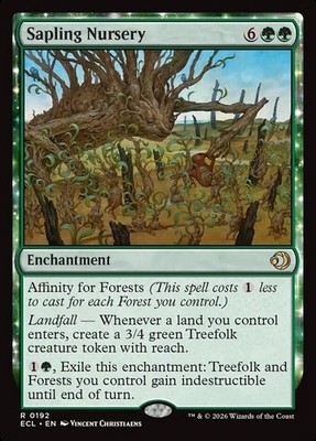 Sapling Nursery (192) Lorwyn Eclipsed ECL MTG Magic