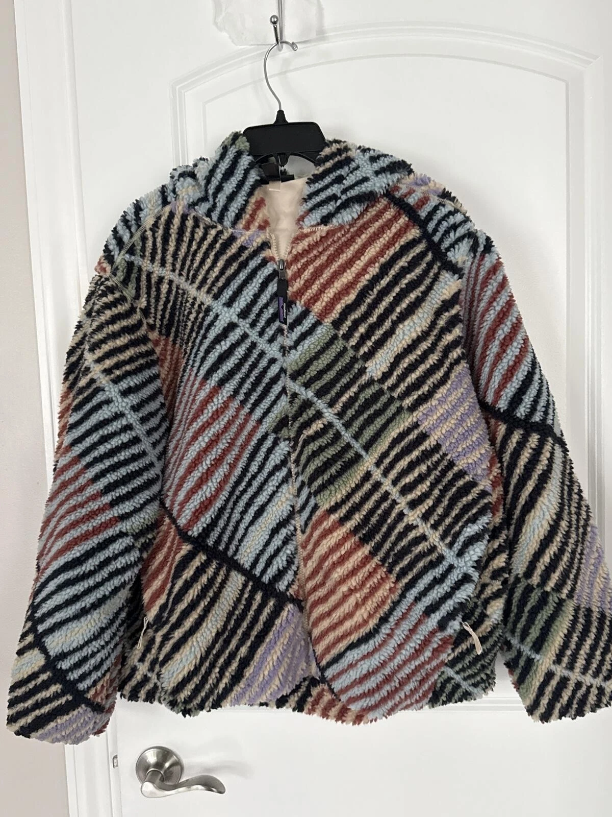 $249 Patagonia Women's M Lunar Dusk Full-zip Hoody Deep Pile Jacket Rainfall