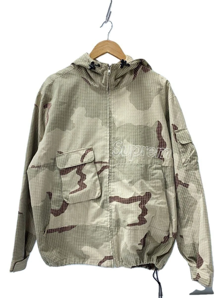 Veste utilitaire Supreme Other Ripstop M polyester beige camouflage occasion