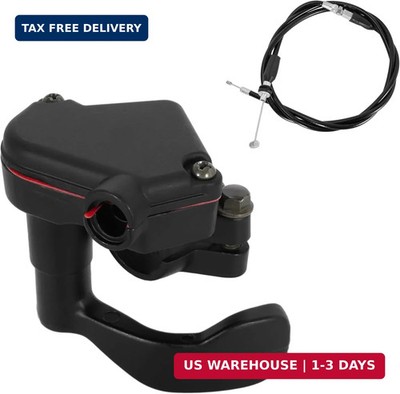 RUTU 7/8'' 22mm Thumb Throttle Cable Accelerator Handle Assembly for 50cc 70cc 9