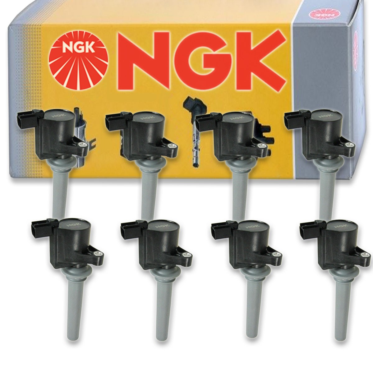 8 pc NGK 48680 U5060 Ignition Coils for ZZB1-18-100 XS2Z-12029-AA UF406T be