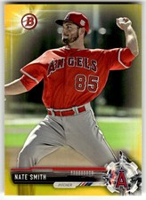 2017 Bowman #BP93 Nate Smith Prospects Yellow Los Angeles Angels Baseball