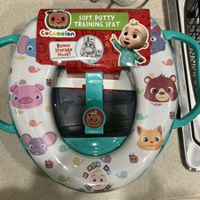 CoComelon Soft Potty Training Seat Toddler Toilet Seat w/ Hook Boys Girls