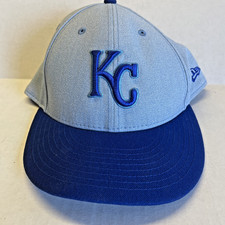   Kansas City Royals Sky Blue New Era 59Fifty Fitted Hat Size 8 63.5cm