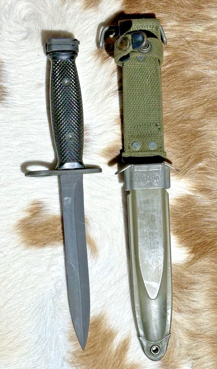 Vintage U.S. Military M7 Bayonet Combat Knife (BOC) USM8A1