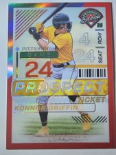 Konnor Griffin 2024 Prospect Edition #133. Red Border Prizm. Rare...199 Produced