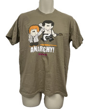 Vintage Weenicons Sex Pistols Anarchy Punk T Shirt Mens M Khaki Single Stitch