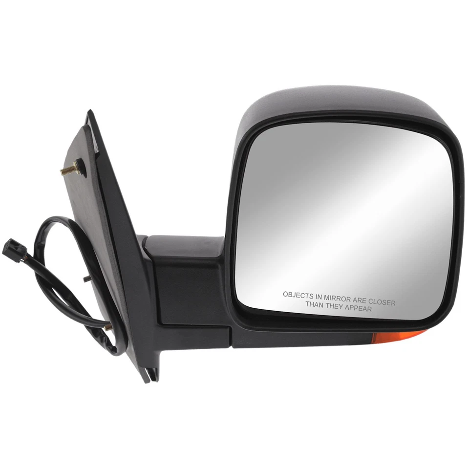 Set of 2 Mirrors  Driver & Passenger Side Heated for Chevy SaVana GMC 2500 Pair - Image 3 of 4