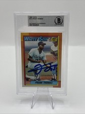 1990 Topps - Frank Thomas #414 On Card Auto!   (RC)