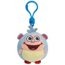 TY Beanie Baby Ballz - BOOTS the Monkey (Dora the Explorer)(Plastic Key Clip)