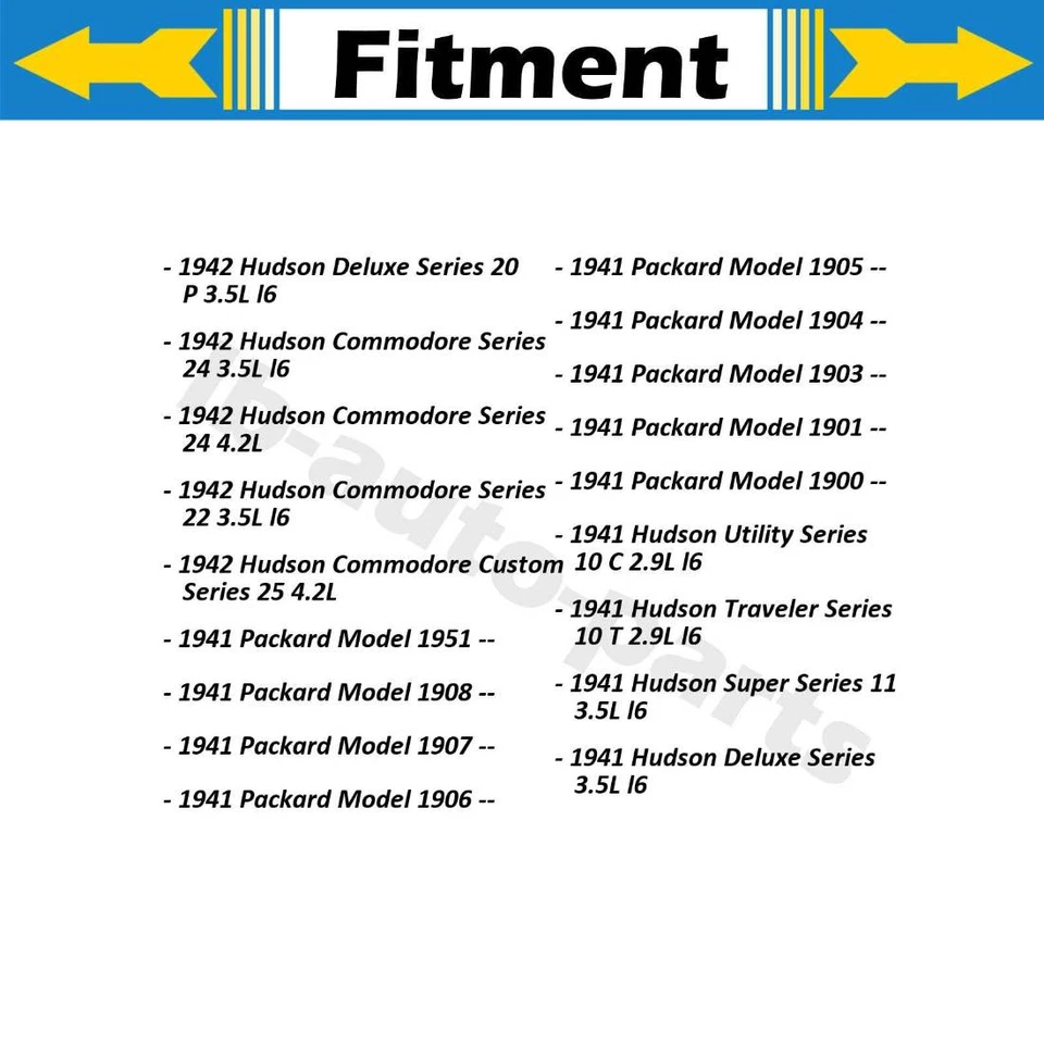 Front Rear Brake Wheel Cylinder 4x For 1937 Packard Model 120-CD -- - Image 4 of 4