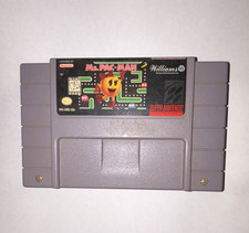 Williams Ms. Pac-Man Nintendo SNES Game Cartridge Arcade Pac-Man Series NTSC-U/C