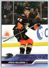 DREW HELLESON RC YOUNG GUNS 2023-24 UPPER DECK 23-24 #220       100026