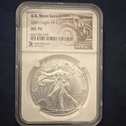 U.S. Mint 2020 Silver Eagle $1 1oz NGC MS70 Michigan State Label 6021782-078