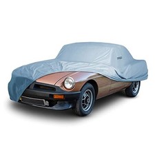 Custom Car Cover for 1962-1981 MG 63. MG MGB Roadster, GT 1962-1981 Sky Gray
