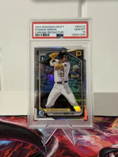 2024 Bowman Draft - Chrome Konnor Griffin #BDC-22 Refractor PSA 10 (RC)