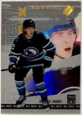 Will Smith Rookie 2024-25 Upper Deck SPx #HV-37 Holoview F/X RC San Jose Sharks