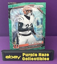 2025 Panini Prizm - Geno Stone #61 Green Scope Prizm /75