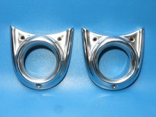 Pair Used Gm 1953 Oldsmobile Super 88 98 Parking Light Lamp Lens Bezels 5944028