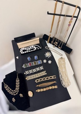 Vintage Mixed Jewelry Lot Sarah Cov Coro - Signed - SETS! Unique Mixed 20 Pc Lot