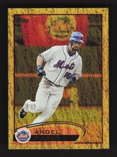 2012 Topps Gold Sparkle Angel Pagan #191 New York Mets