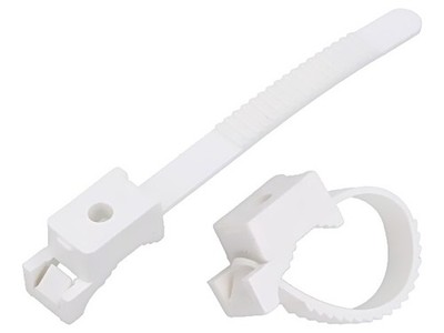 TTSL20W Kabelhalter L: 80mm 100Stk -15-80°C StrapLock Korpus: weiß TIE10