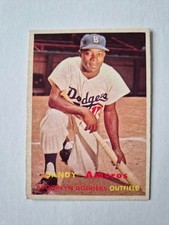1957 Topps - Sandy Amoros #201 - VG/EX - Vintage MLB