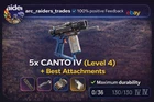 Arc Raiders 🔥 x5 Canto IV (Level 4) + Best Attachments 🔥 ( PS5 / Xbox / PC )