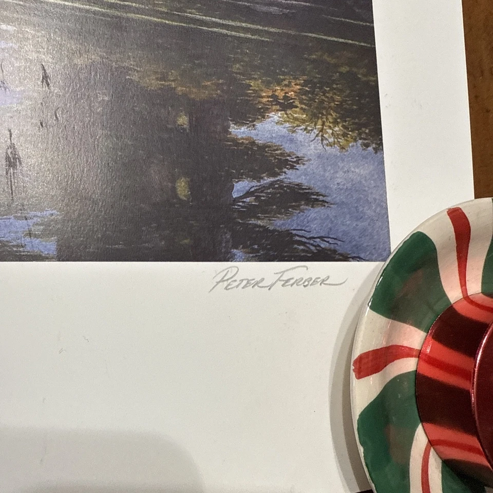 Peter Ferber Loon Theme Winnipesaukee Legacy 180/500 1997 firmado por artista Foto 4 de 4