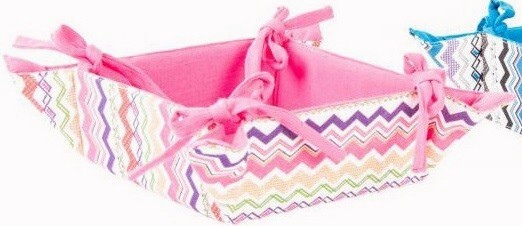 Panier à pain en coton de qualité supérieure au motif moderne