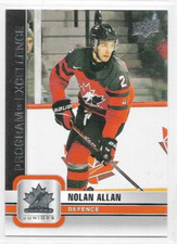 Nolan Allan Blackhawks 2023 Team Canada Juniors Program Excellence #143