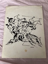 ANDRE EVEN PEINTURE  MANUSCRIT CARTON DE VOEUX 1975