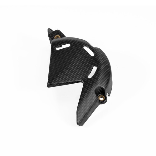 For Ducati Panigale V4 100% Carbon Fiber Engine Chain Sprocket Cover Matte - Picture 2 of 8
