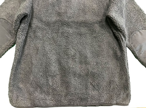 Jack & Jones Men's Charcoal Jacket Authentic Sherpa Teddy Fleece (S06) - Picture 10 of 11