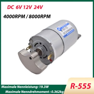 Vibrationsmotor DC 12V / 24V – Superstarker Unwuchtmotor Für Massagegeräte & Co.