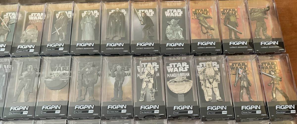 HUGE Star Wars FiGPiN Collection - 143 Pins total - Includes