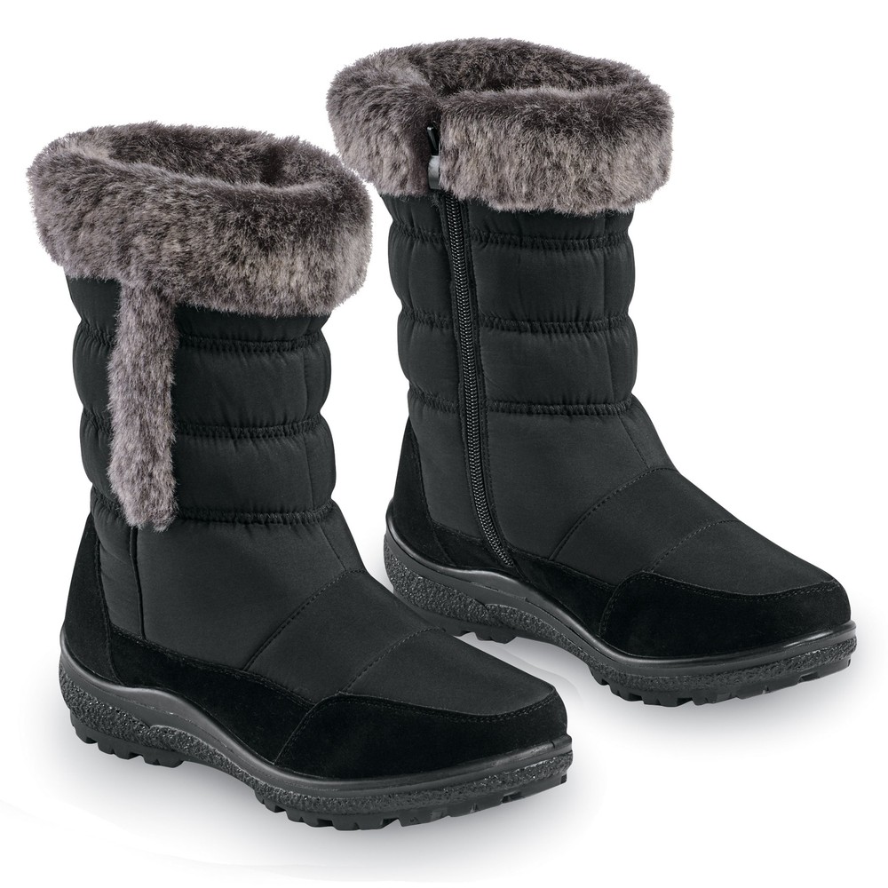 Lightweight, Waterproof Calf-Length Winter Boots